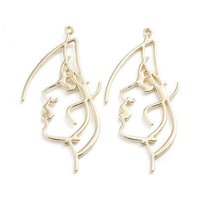 Alloy Open Back Bezel Pendants