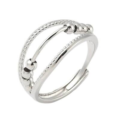 Brass Rotating Finger Rings for Women