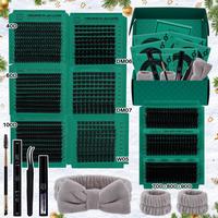 Mixed Length DIY Lash Clusters Kit, 1 Set Fluffy Eyelash Clusters with Lash Bond and Seal & Remover, Professional Eye Makeup ...