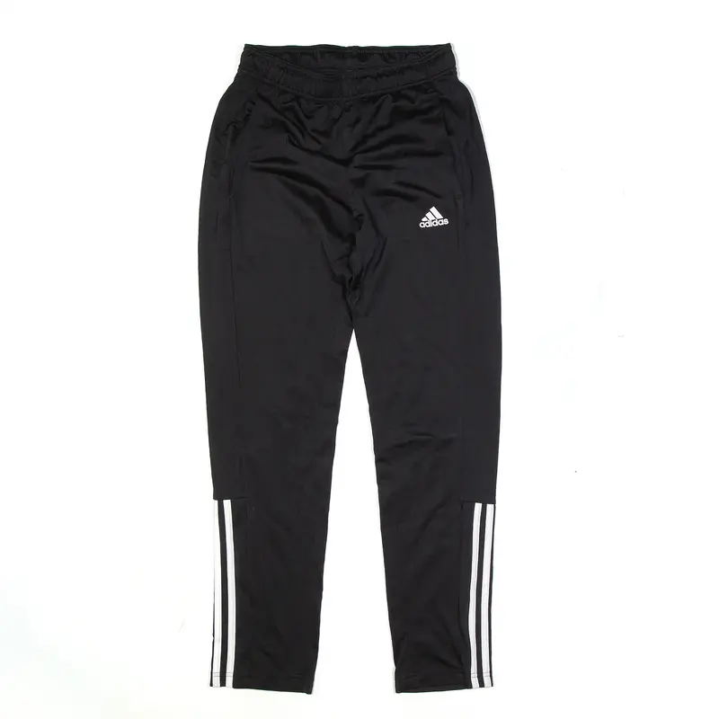ADIDAS Track Pants Black Straight Mens XS W24 L29