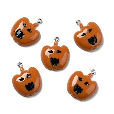 Halloween Opaque Resin Pendants