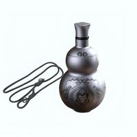 Stainless Steel Insulated Bottle, 1 Count 17oz/500ml Retro Water Bottle, Portable Sports Water Containers Bottle for Gym, Tra...