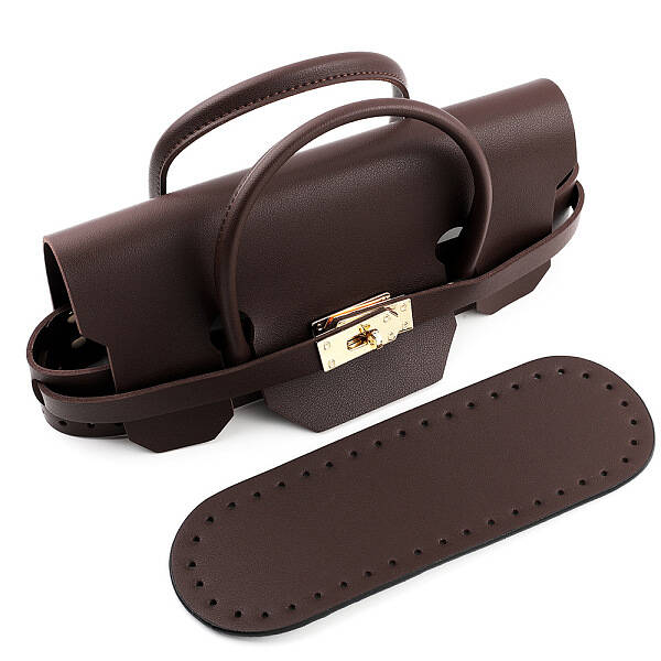 PU Leather Handbags & bag Bottom Set