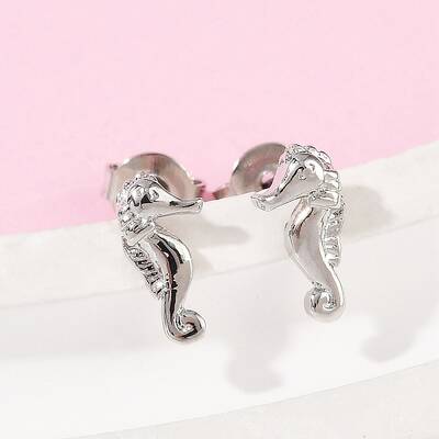 Brass Stud Earrings