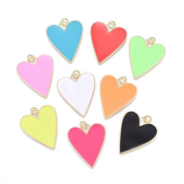 Brass Enamel Pendants