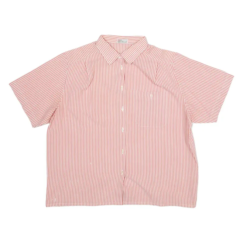Womens Shirt Red Striped L