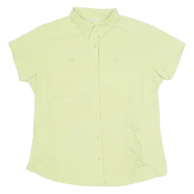 COLUMBIA Womens Plain Shirt Green XL