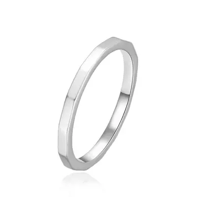 Agato Delicato Anello In Argento Agt-R70W - Circuito: 52 Mm