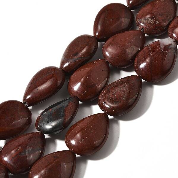 Natural Red Rainbow Jasper Beads Strands