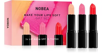 NOBEA Beauty Pleasure NOBEA Make Your Lips Soft Lip Kit Gift Edition 3 Pieces