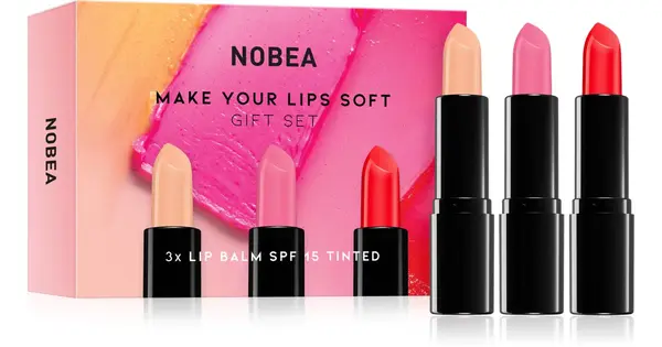 NOBEA Beauty Pleasure NOBEA Make Your Lips Soft Lip Kit Gift Edition 3 Pieces