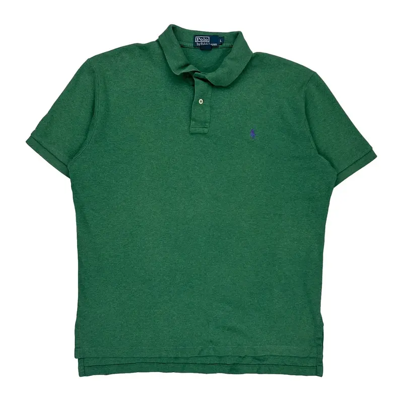 Ralph Lauren Polo Shirt - Large Green Cotton