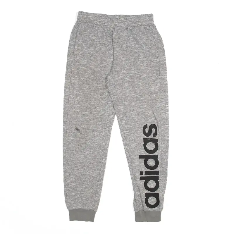 ADIDAS Joggers Grey Straight Girls L W26 L27