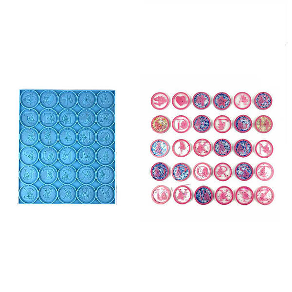 Round DIY Silicone Pendant Molds