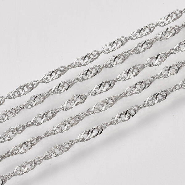 Soldered Brass Covered Iron Singapore Chains