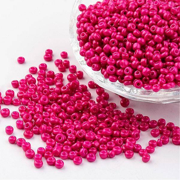 8/0 3mm Baking Paint Glass Seed Beads Loose Spacer Beads