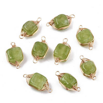 Natural Agate Links Connectors