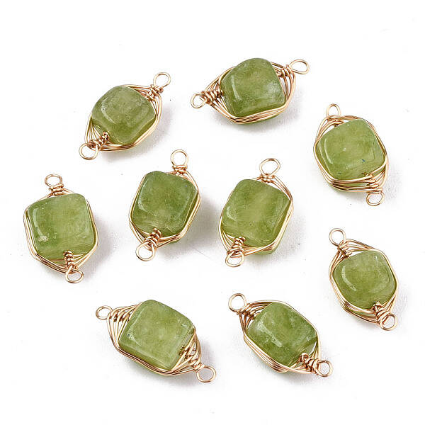 Natural Agate Links Connectors