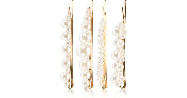 BrushArt Pearl Clips Hairpins 4pcs
