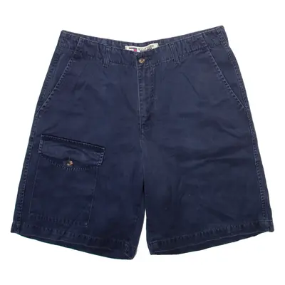 TOMMY HILFIGER Mens Casual Shorts Blue Relaxed M W34