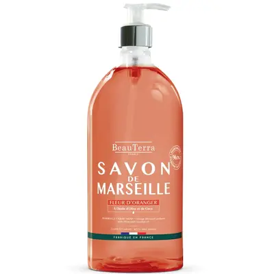 BeauTerra Marseille Soap - Orange Blossom 1L