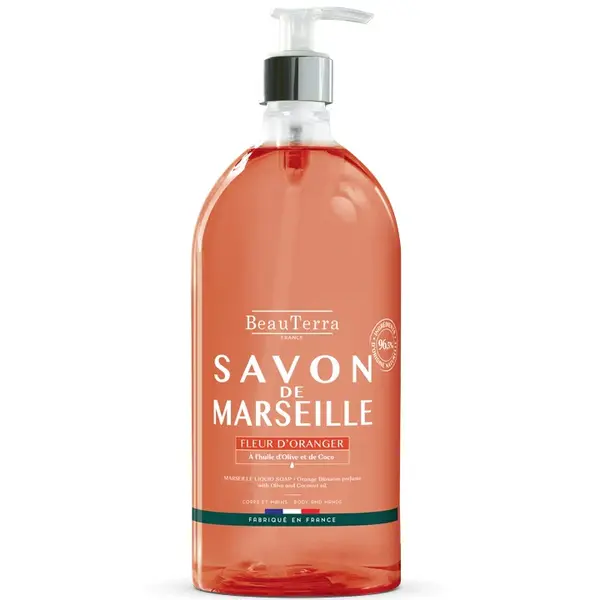 BeauTerra Marseille Soap - Orange Blossom 1L