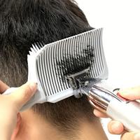 Professional Barber Fade Comb, Heat Resistant Plastic Bristle Flat Top Men's Hair Cutting Comb for Beard & Mustache, Hair Sty...