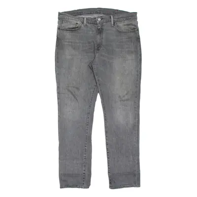 LEVI'S 511 Jeans Mens Grey Slim Straight Charcoal Wash W38 L32