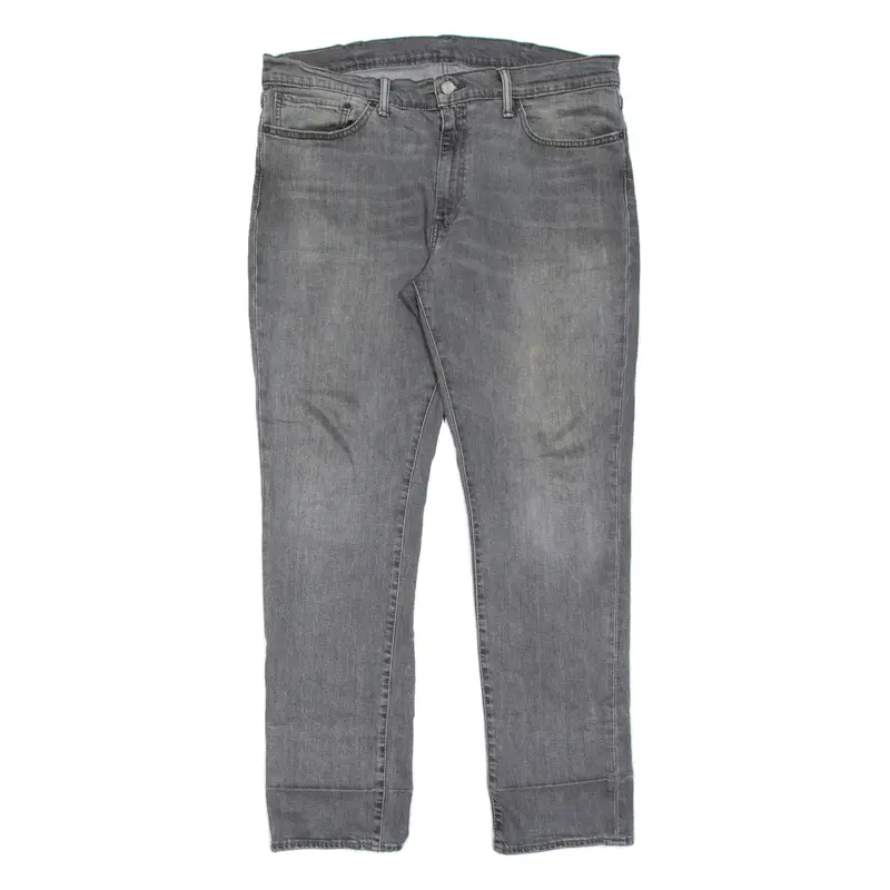 LEVI'S 511 Jeans Mens Grey Slim Straight Charcoal Wash W38 L32