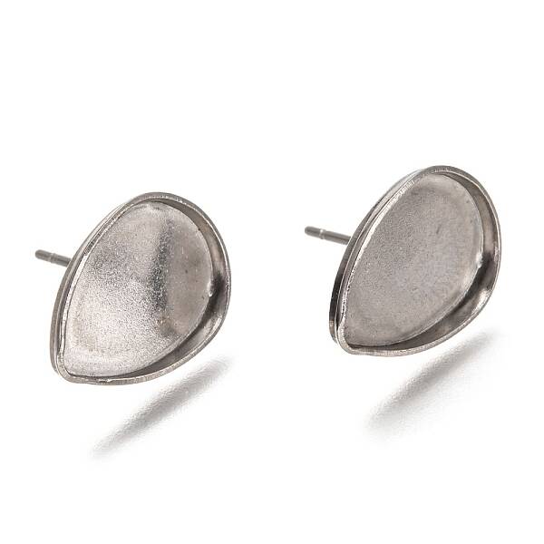 Non-Tarnish 304 Stainless Steel Stud Earring Settings
