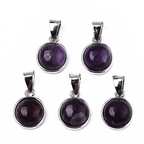 Natural Amethyst Pendants
