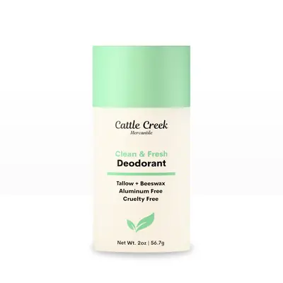 Natural Tallow Deodorant | Aluminum-Free | Long-Lasting Odor Protection | Non-Toxic, Sensitive Skin Safe | Moisturizing & Non...