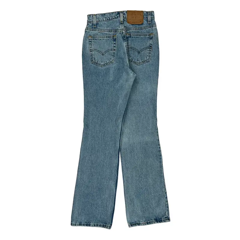 Levis Boot Cut Jeans - 26W UK 6 Light Wash Cotton