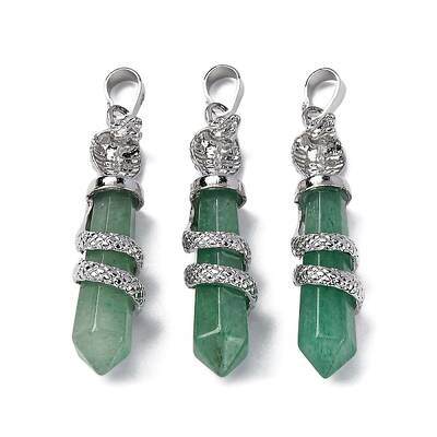 Natural Green Aventurine Pendants