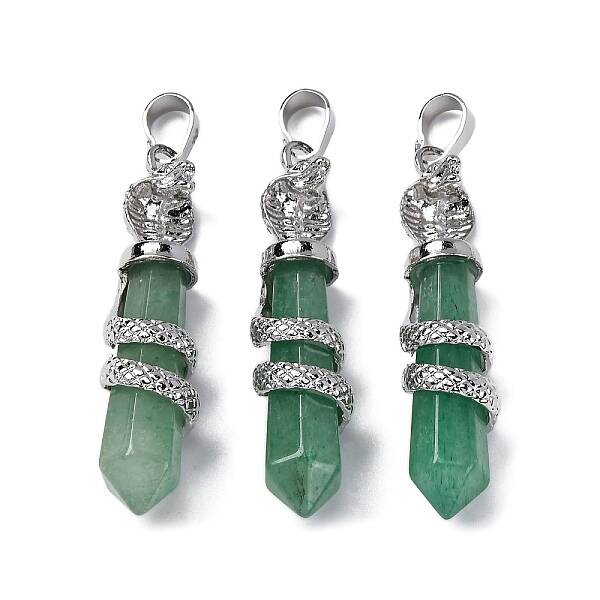 Natural Green Aventurine Pendants