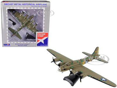 Boeing B-17F Flying Fortress Bomber Aircraft Memphis Belle United States Army Air Corps 1/155 Diecast Model Airplane by Pos...