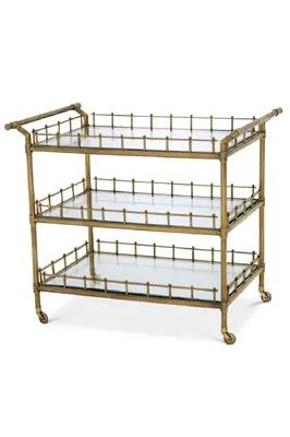 Brass Bar Cart | Eichholtz Scarlett