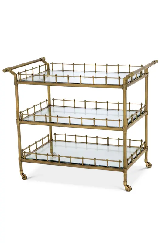 Brass Bar Cart | Eichholtz Scarlett