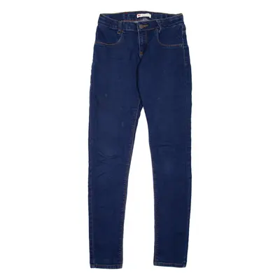 LEVI'S 710 Girls Jeans Blue Slim Skinny W26 L30
