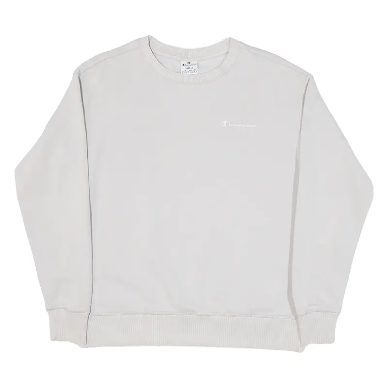 CHAMPION Mens Sweatshirt Beige S