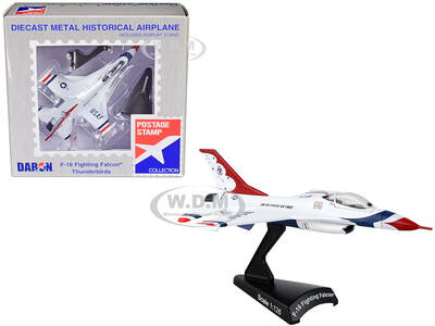 Lockheed Martin F-16 Fighting Falcon Fighter Aircraft Thunderbirds United States Air Force 1/126 Diecast Model Airplane by ...