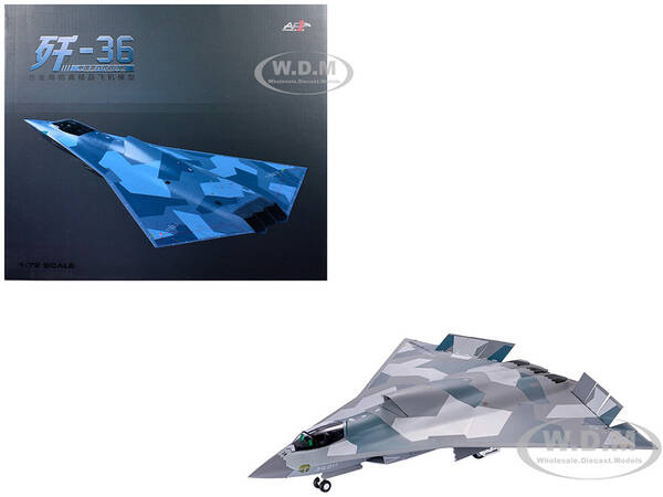CAC J-36 Stealth Aircraft People's Liberation Army Air Force 1/72 Diecast Model by Air Force 1