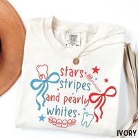 Dental 4th of July Comfort Colors T-Shirt, Patriotic Dentist Tee, Dental Assistant Gift, Group Dental Office Staff Fourth of ...
