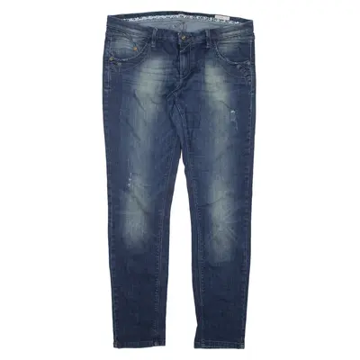 DATCH Venus Distressed Jeans Blue Denim Slim Skinny Womens W30 L28