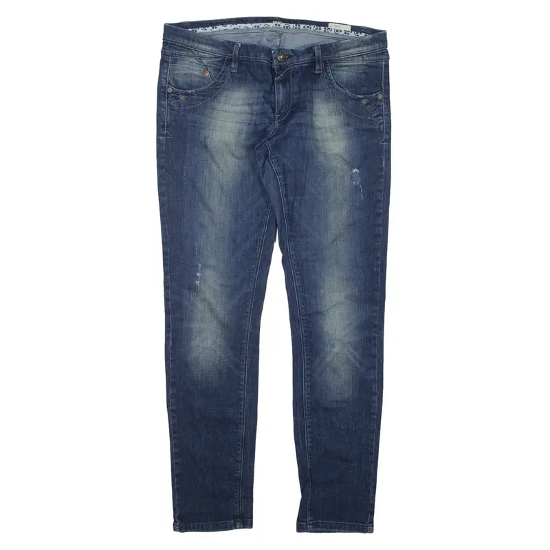 DATCH Venus Distressed Jeans Blue Denim Slim Skinny Womens W30 L28