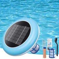 Pool Ionizer Solar Powered,Copper Ionization,Floating Automatic Water Cleaner and Purifier,Up to 45,000 Gal,85% Less Chlorine...