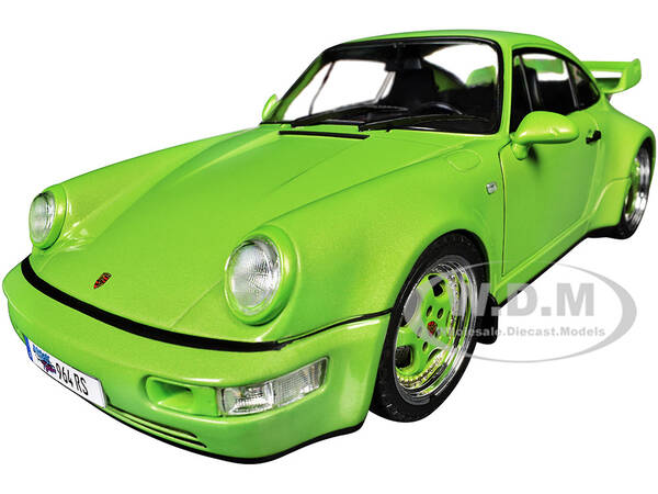 1990 Porsche 911 (964) Carrera RS Streetfighter Green Metallic 1/18 Diecast Model Car by Solido