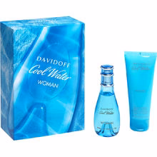 Davidoff Cool Water Woman SET eau de toilette 30 ml + nourishing body lotion 75 ml
