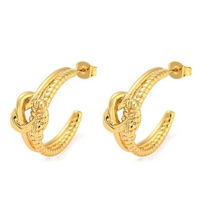 Ion Plating(IP) 304 Stainless Steel Stud Earrings