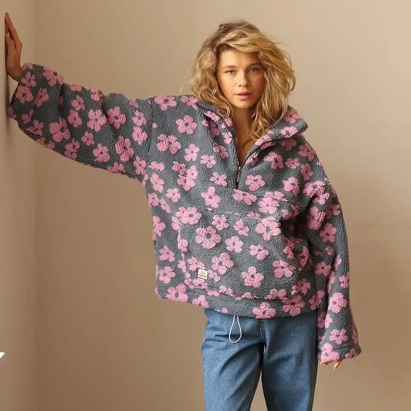 Fleece-Pullover Bloom